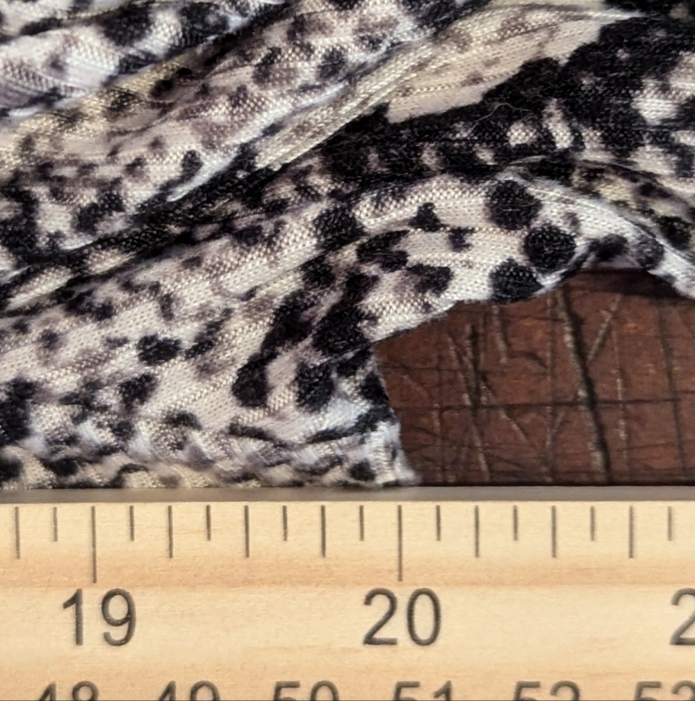 🐆 Caution to the Wind Snake Print S Crop Top Ruffle Hem Whimsicoth Animal - Picture 10 of 10